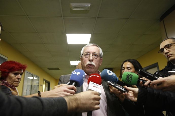 El secretario general de CCOO, Ignacio Fernández Toxo
