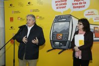 El Tren de la llengua de FGC incentivará practicar el catalán entre los viajeros