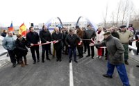 Inaugurado el nuevo puente sobre el río Híjar en Reinosa
