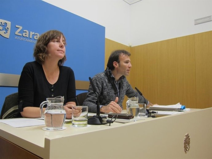 Artigas y Muñoz este viernes en la Sala de Prensa del Ayuntamiento.