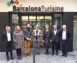 Visita de Denis Itxaso a Barcelona.