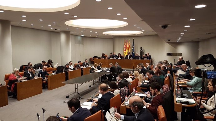 Pleno de la Diputación de Barcelona de enero
