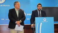 Agua, financiación, alta velocidad y corredor, centran las 64 enmiendas presentadas por PP Murcia al Congreso Nacional
