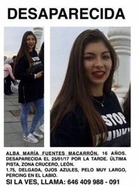 Desaparecida una joven de 16 años en el barrio El Crucero de León