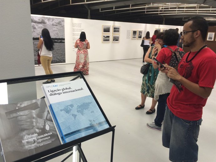 Exposición 'Pere Casaldàliga, de profesión la esperanza' inaugurada en Sao Paulo