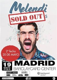 Melendi, número 1 en España por quinta semana consecutiva con Quítate las gafas
