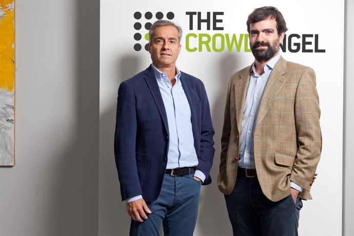 Ángel Cano, exconsejero delegado de BBVA, y Ramón Saltor (The Crowd Angel)