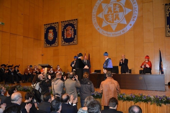 Acto Santo Tomás: José Antonio Franco: "Guardaré Esta Medalla Entre Mis Más Vali