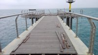 Badalona destina 325.000 euros a reparar el Pont del Petroli y continúan los trabajos del colector