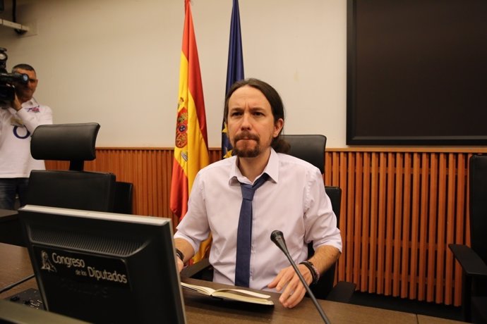 Unidos Podemos con Pablo Iglesias el Congreso