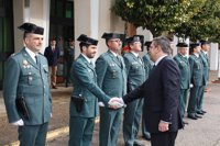 El director de la Guardia Civil se reúne con los responsables de las unidades de la Comandancia de Sevilla