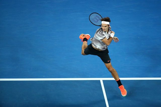 Roger Federer en el Open de Australia