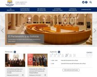 El Parlamento presenta una página web para "mejorar la relación de la institución con los ciudadanos"