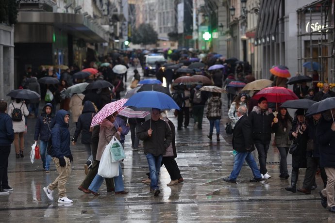 Lluvia, temporal