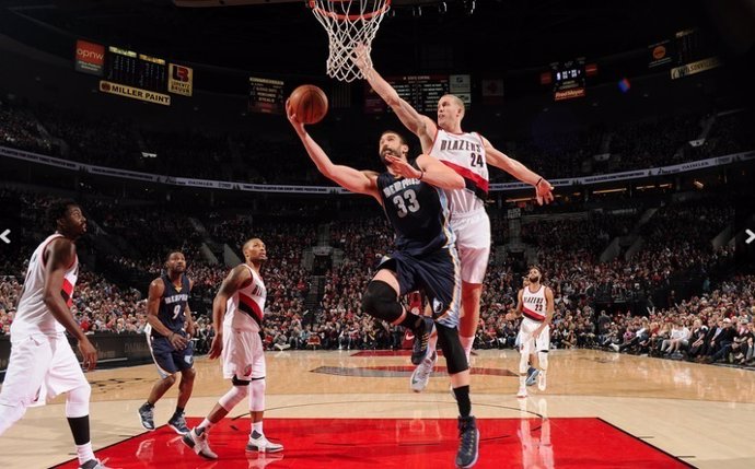Marc Gasol Memphis Grizzlies Portland Trail Blazers NBA