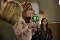 Susana Díaz: "Trump ha conseguido en una semana que EEUU sea lo menos parecido a lo que el mundo necesita que sea"