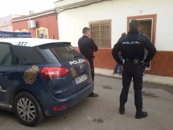 Actuación de la Policía Nacional en Linares (Jaén)