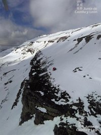 Evacuado en helicóptero un montañero herido en una pierna en el Monte de la Cubada Grande (Burgos)