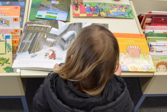 Niño, leer, lectura 