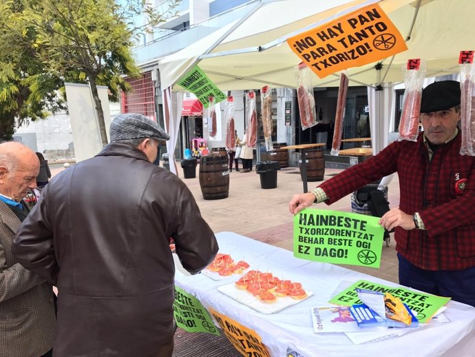 Chorizada popular en Barakaldo contra los recortes