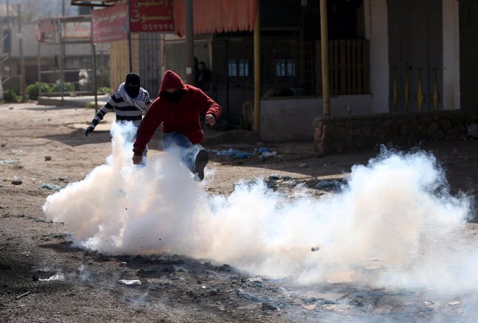 Disturbios entre palestinos e israelíes en Yenín, Cisjordania