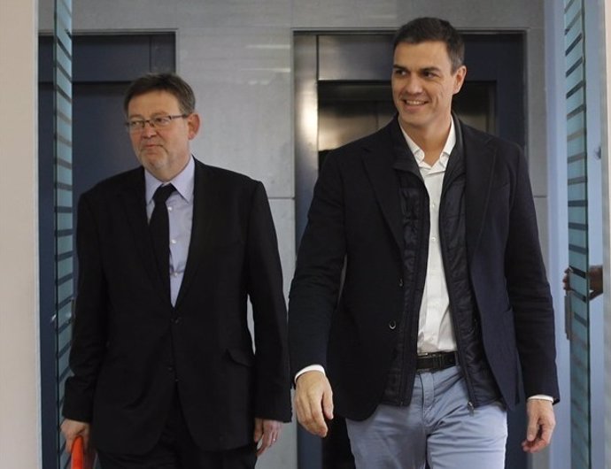 Ximo Puig y Pedro Sánchez en una imagen de archivo