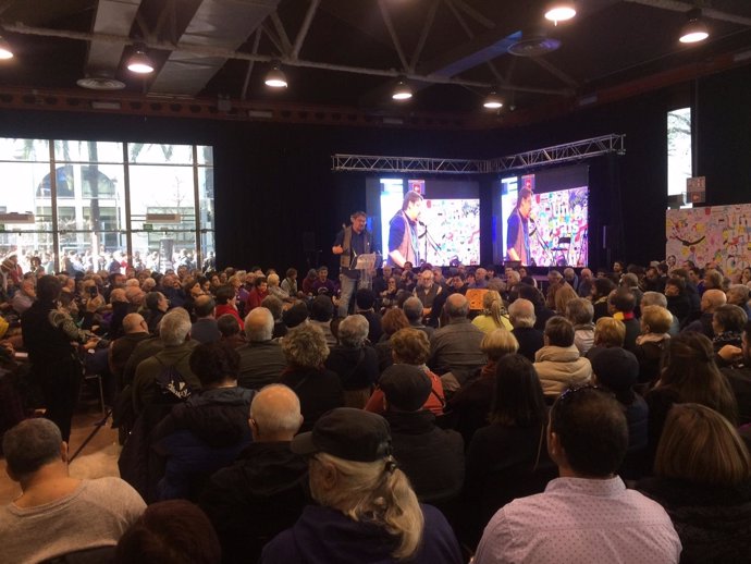 Xavier Domènech en el acto 'Un País en Comú'