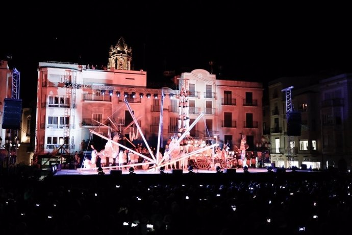 Espectáculo en Reus, Capital de la Cultura Catalana 2017