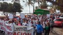 Manifestación contra el cierre de los quioscos