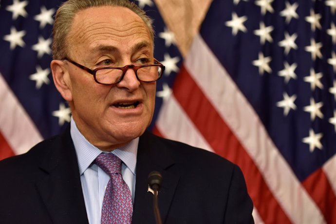 El portavoz del Partido Demócrata en el Senado estadounidense, Chuck Schumer