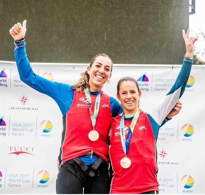 Silvia Mas y Paula Barceló, bronce en 470 Femenino en la World Cup Sailing