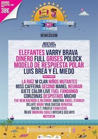 Elefantes, Dinero, Varry Brava, Full, Grises, Polock, Modelo de Respuesta Polar y Luis Brea, al SanSan Festival