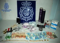 Dos detenidos en Alcázar de San Juan por portar 22,07 gramos de cocaína y 1.105 euros en efectivo