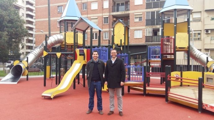 Obras finalizadas en el parque infantil