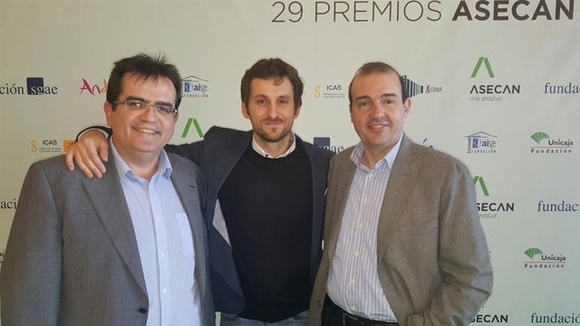 Antonio Jesús Rodríguez ha acompañado a Arévalo e Iznaola en los Premios Asecan.
