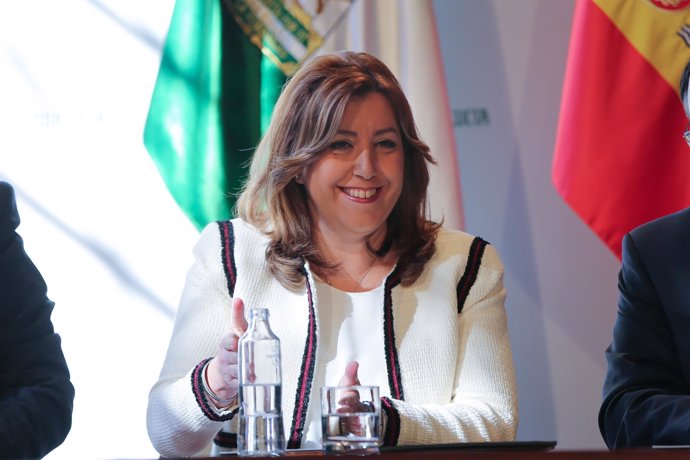 La presidenta de la Junta de Andalucía, Susana Díaz