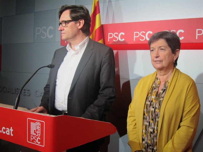 Salvador Illa y Teresa Cunillera, PSC