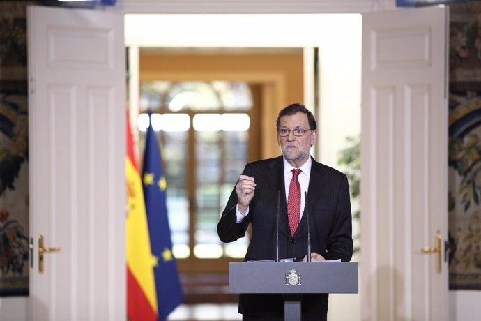 Rajoy comparece en la Moncloa