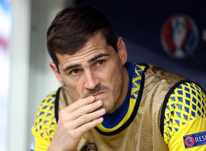 Iker Casillas con la selección española