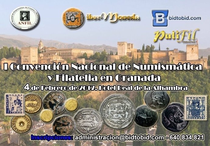 Granada será el epicentro de la numística, la filatelia y el coleccionismo