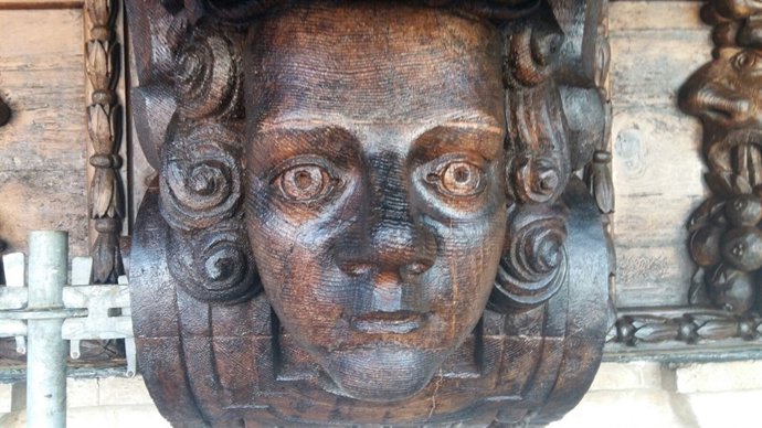 Detalle del voladizo