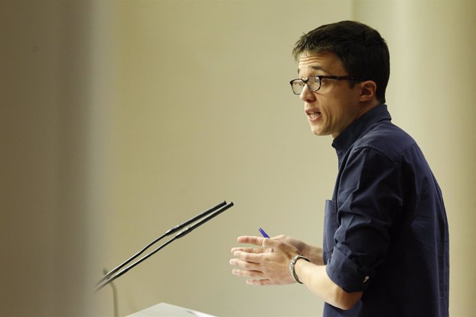 Rueda de prensa de Íñigo Errejón en el Congreso