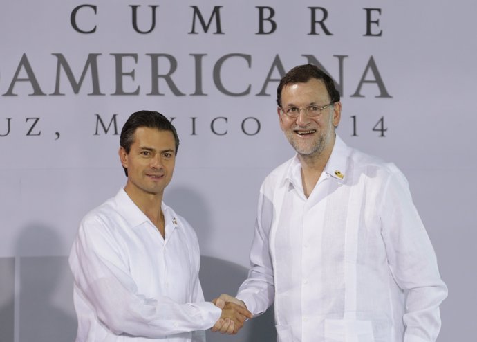 Mariano Rajoy y Enrique Peña Nieto 