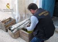 Guardia Civil destruye más de 300 explosivos en 2016, el triple que el año anterior