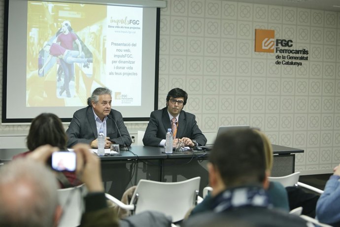El pte. De FGC Enric Ticó presenta la web 'impuls.Fgc.Cat'