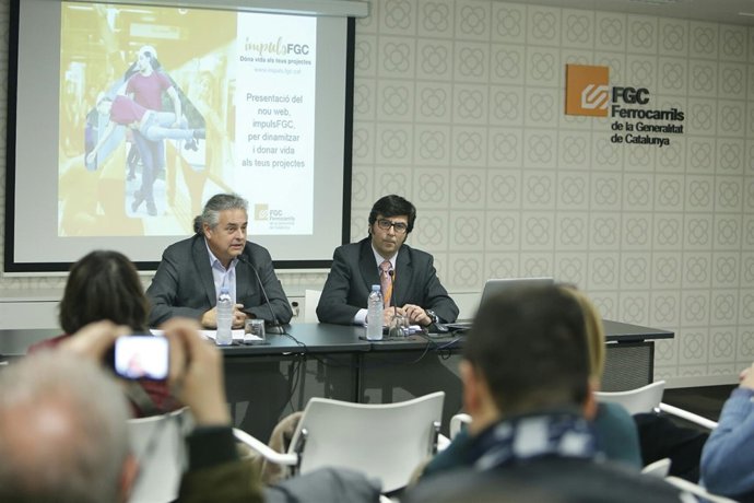 El pte. De FGC Enric Ticó presenta la web 'impuls.Fgc.Cat'