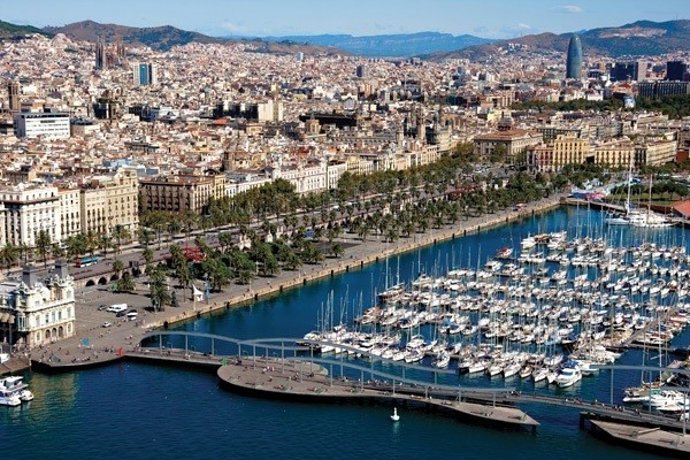 Vista aérea de Barcelona