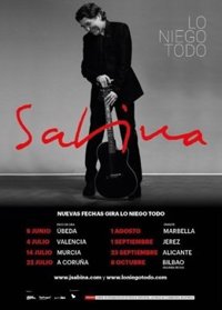 Joaquín Sabina amplía con nuevos conciertos la gira de 'Lo Niego Todo' y hará parada en Valencia el 4 de julio