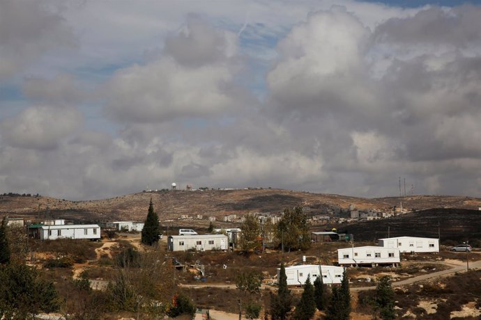 Asentamiento de Amona, en Cisjordania