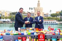 Sevilla.-Abades Triana recauda 600 kilos de alimentos en la Olla de San Antón 2017